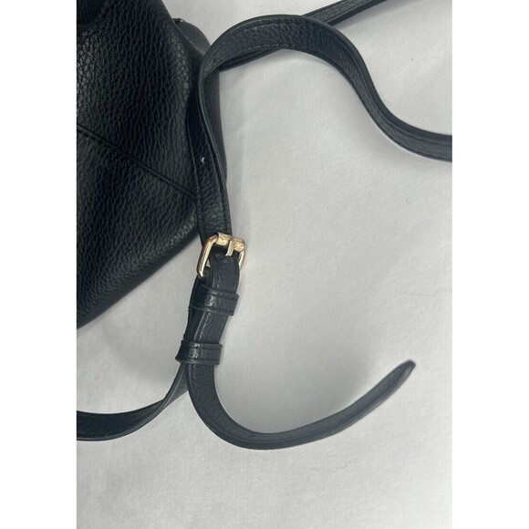 Anne Klein Faux Leather Handbag With Adjustable Removable Strap Black - Picture 8 of 8